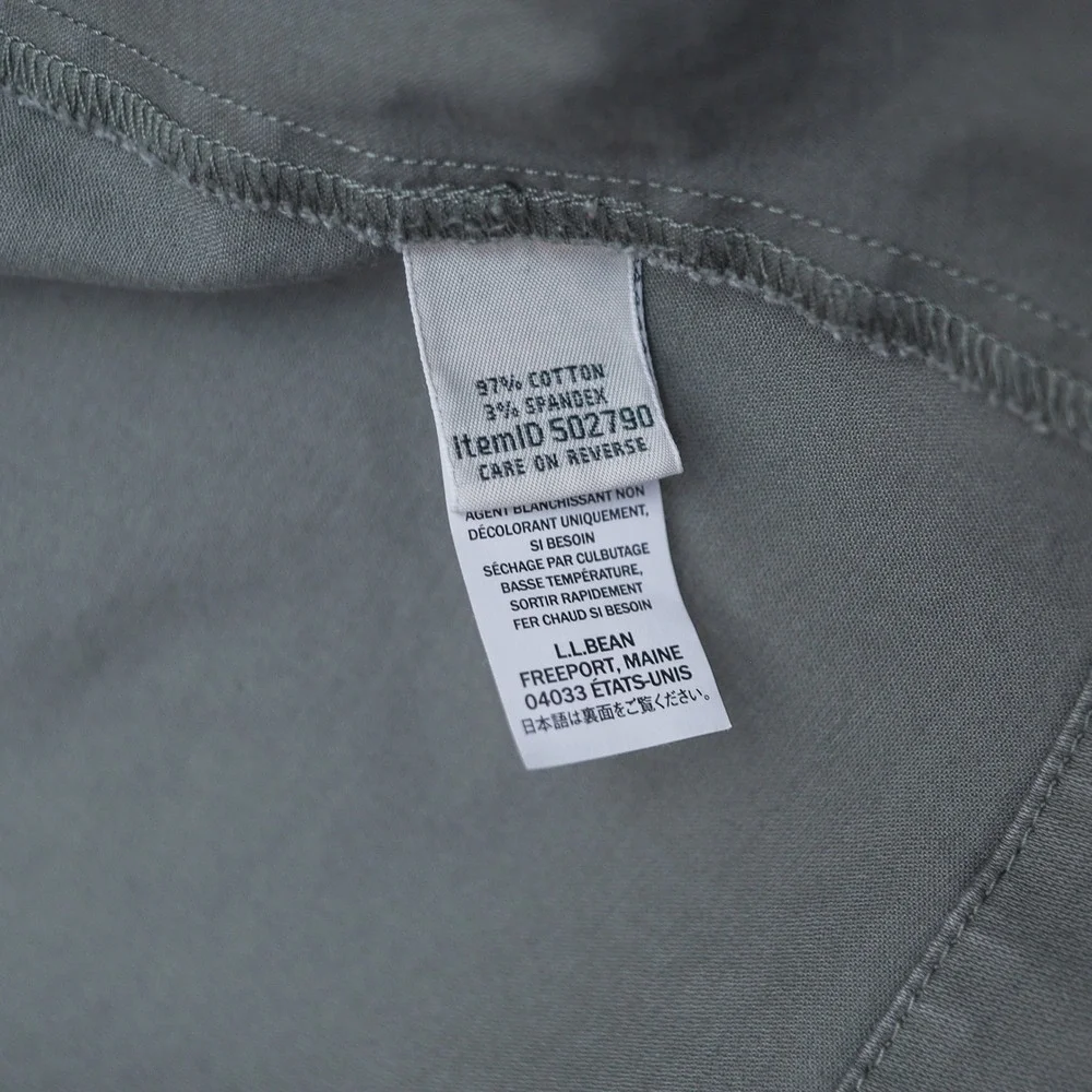 L.L.Bean Utility Chore Jacket Dusty Olive XL Petite Zip Front Pockets‎ Casual - Picture 10 of 11